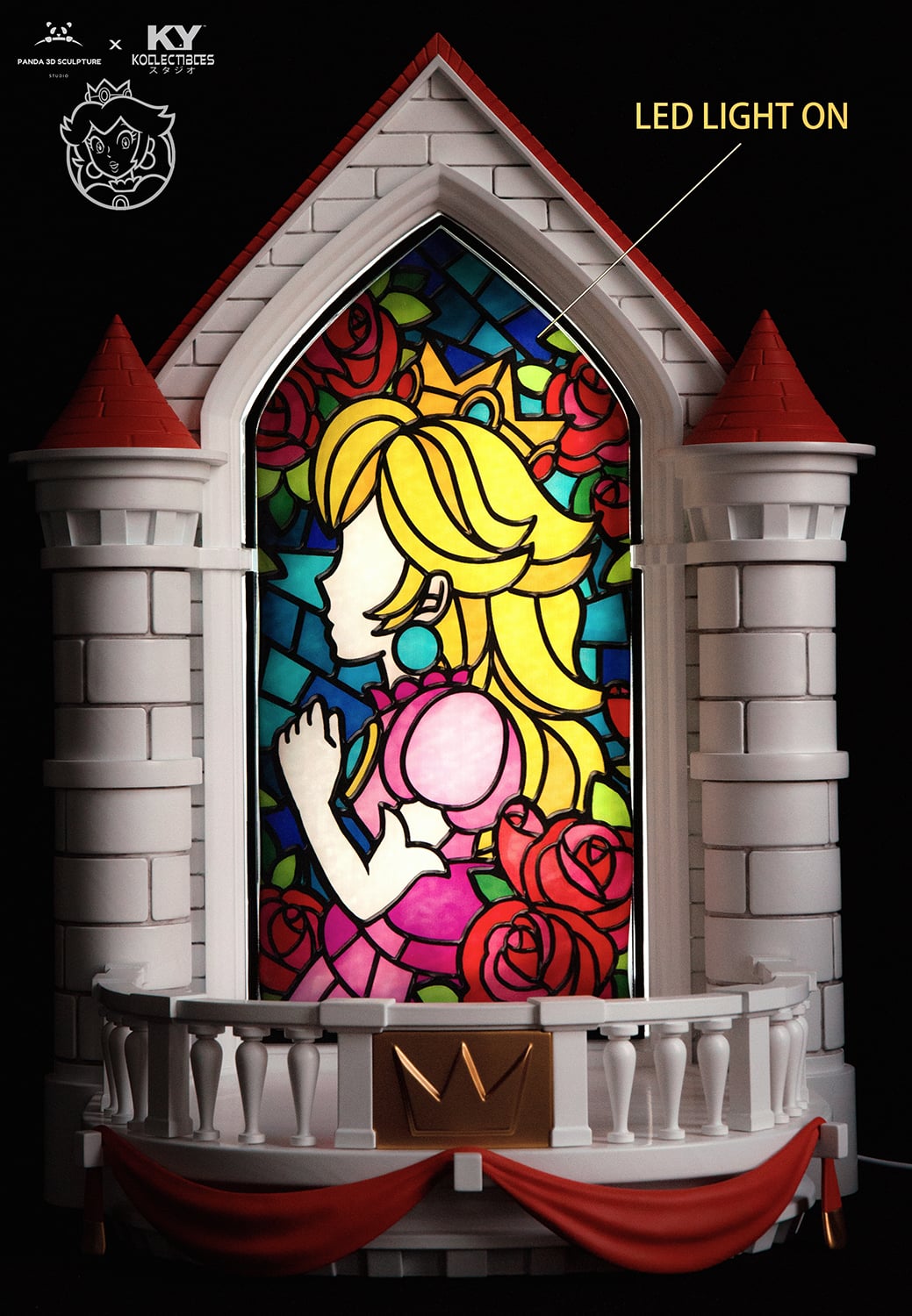 Princess peach statue