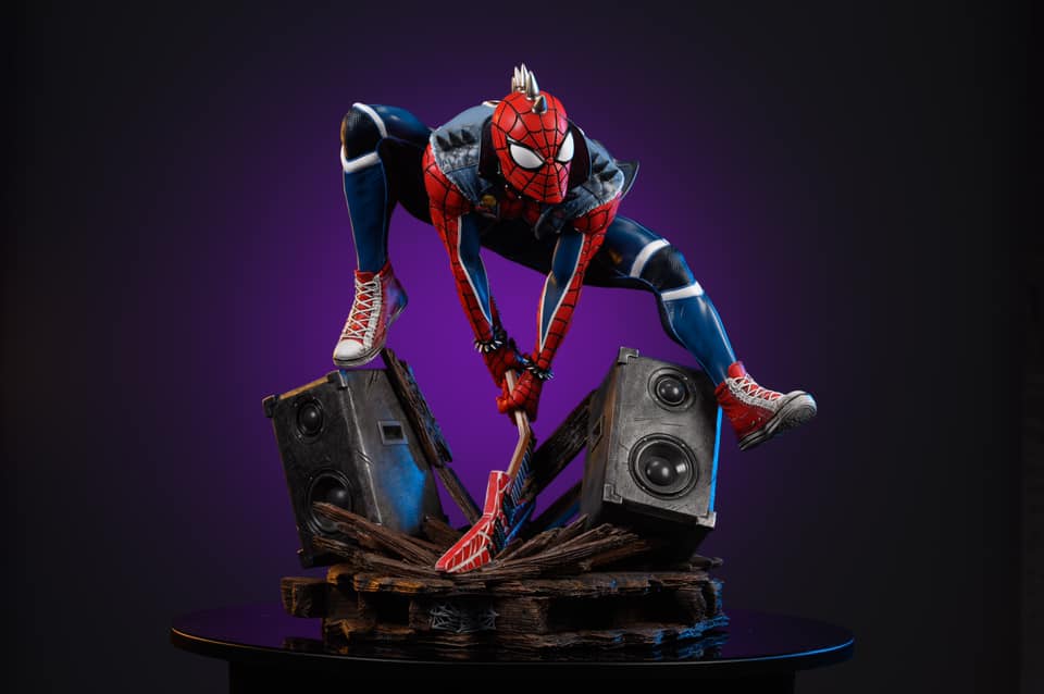 Spider Punk 1/4 Scale Statue